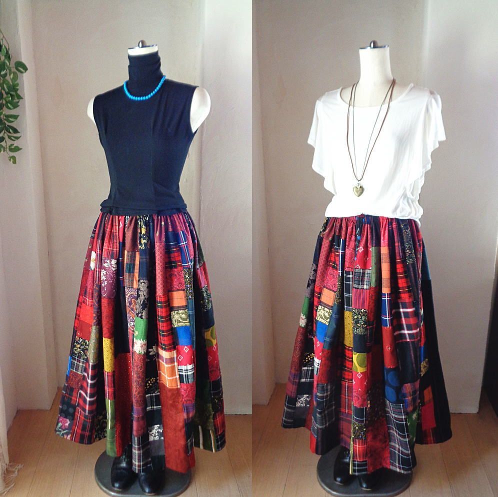 ボリュームギャザースカート