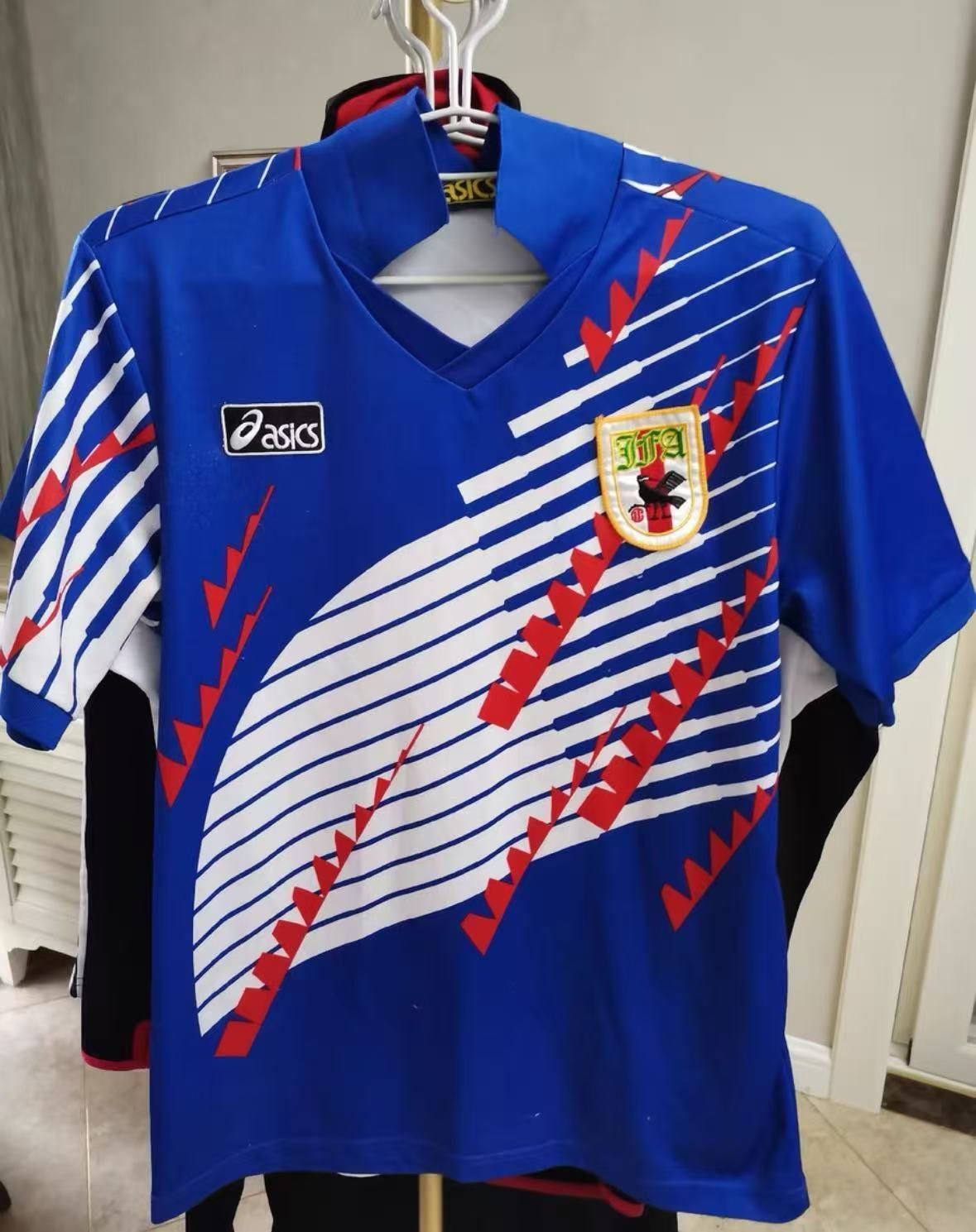adidas社製サッカー日本代表ユニフォーム炎97年予選三浦知良 日本代表 97年 フランスW杯予選 カズ 三浦知良 アウェイ 半袖