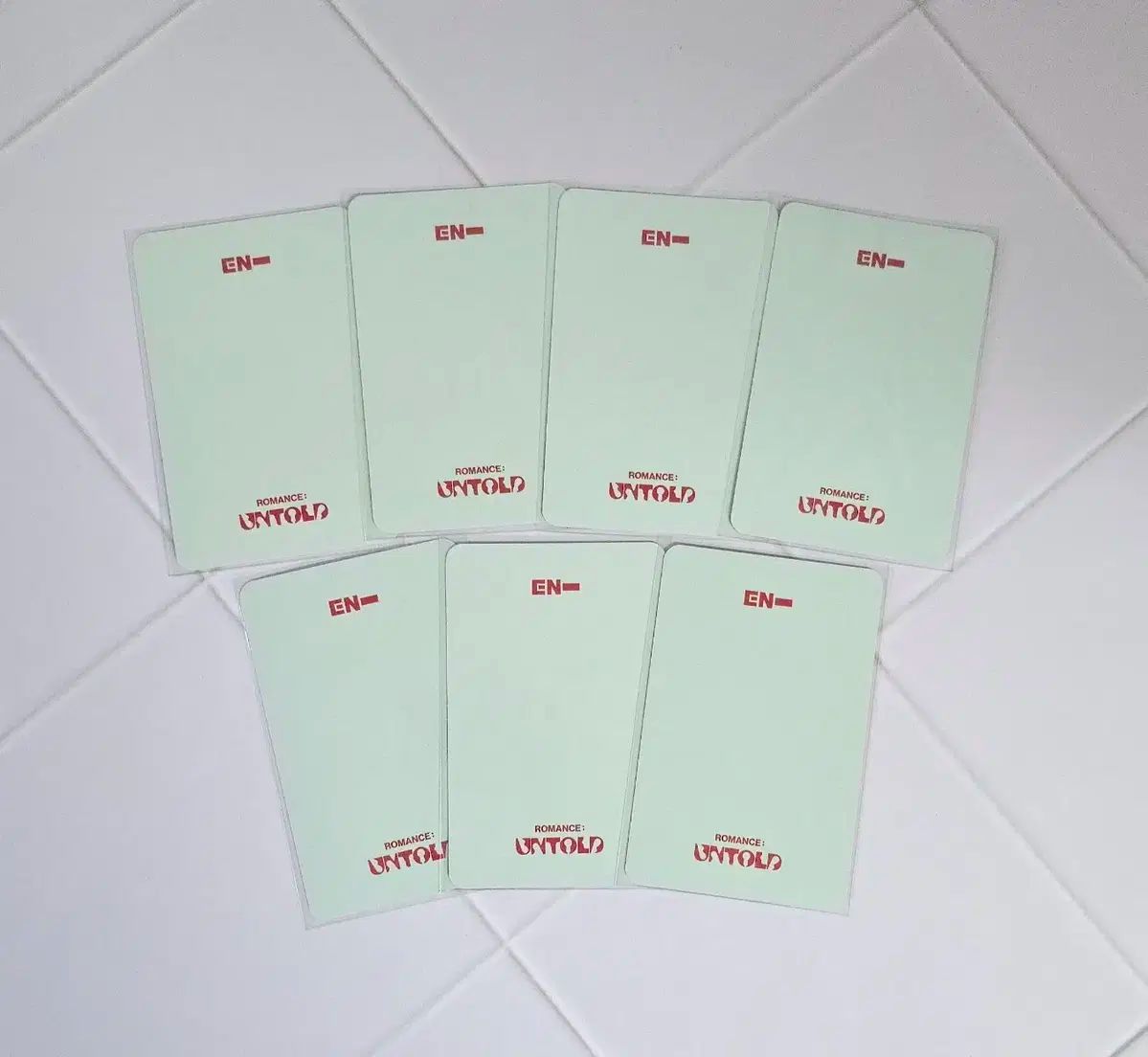 ENHYPEN エンハイプン エナプ トゥーセブン トレカ OT7 poca ENHYPEN ROMANCE