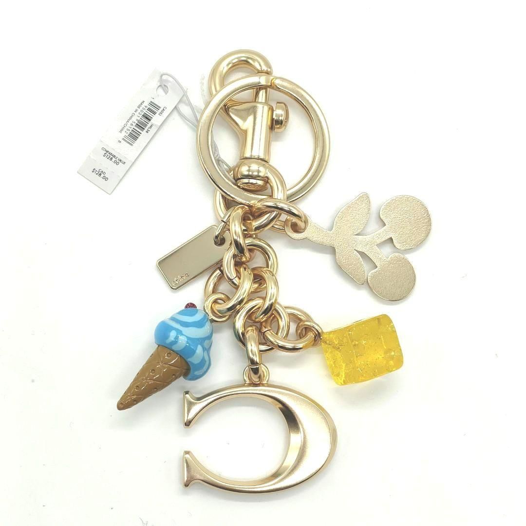 COACH 日本未発売 シグネチャー ミックス キーホルダー バッグチャーム CA052 NICORILABO_COM