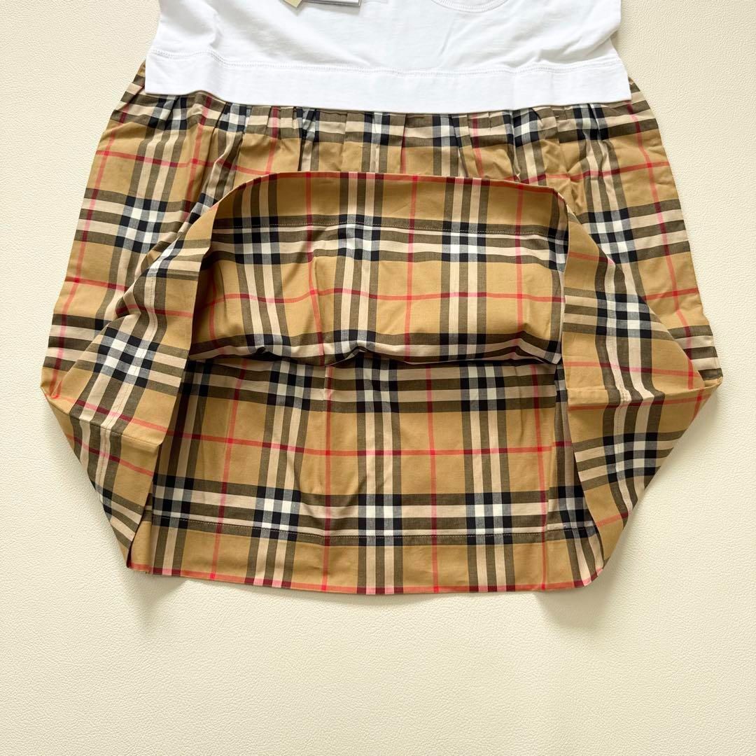 【未使用】Burberry ワンピース ほぼ未使用 BURBERRYバーバリー 現行タグ アイコンストライプ