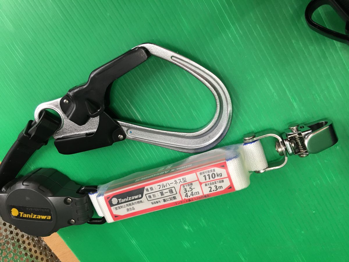 【未使用】フルハーネス NRK フルハーネス AY-10 Y型ハーネス パススルーバックル 腿水平