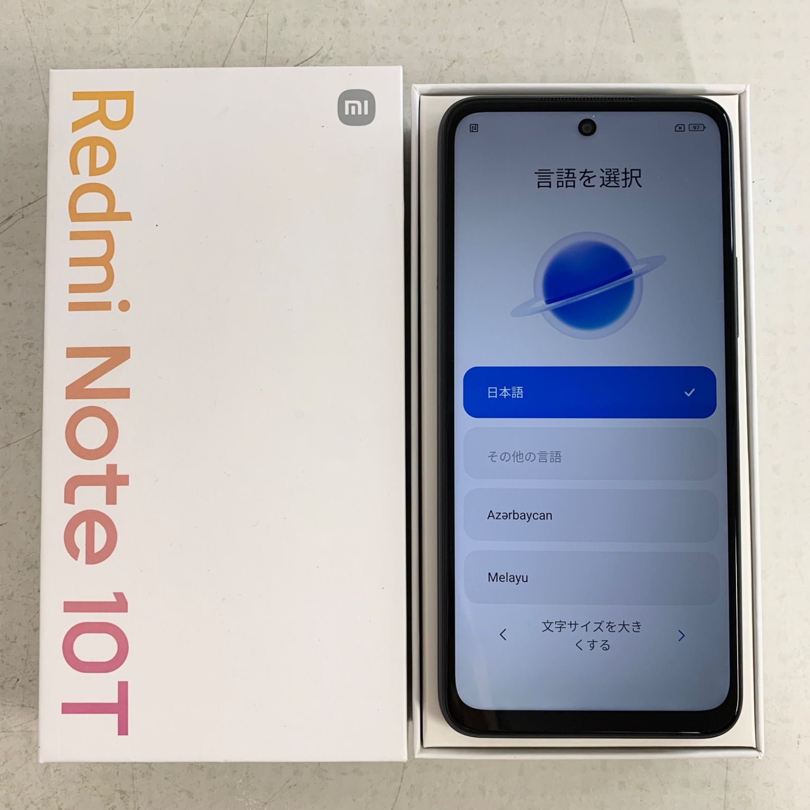スマートフォン・携帯電話 Redmi Note 10T Azure Black 本体