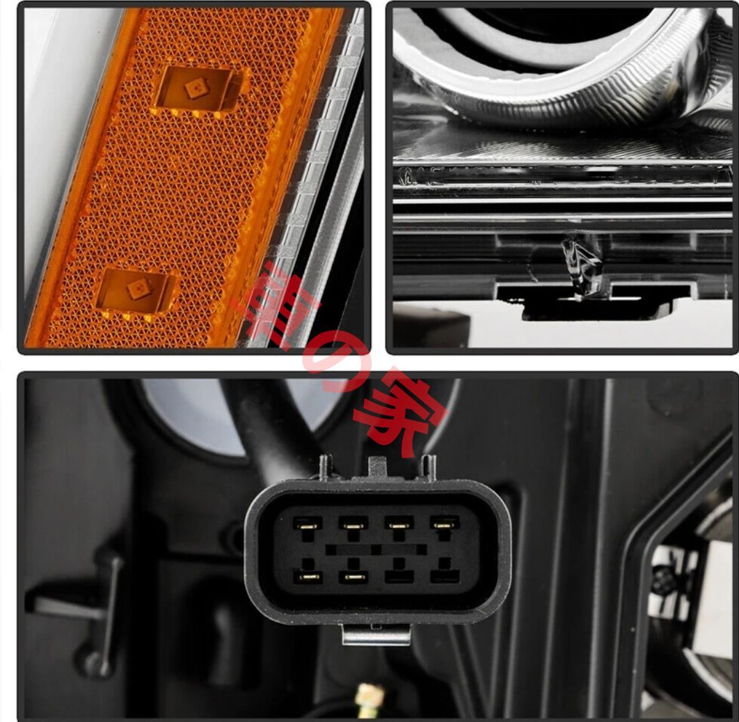 07-14y キャデラック エスカレード ヘッドライト タイプ フロント ランプ 左右セット 車検 修理 OEM 汎用