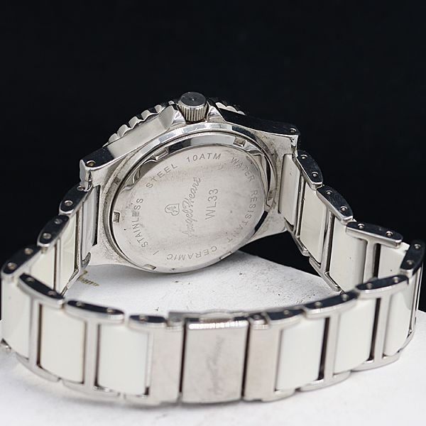 良品 QZ エンジェルハート ラブスポーツ ダイヤベゼル WL33 白文字盤