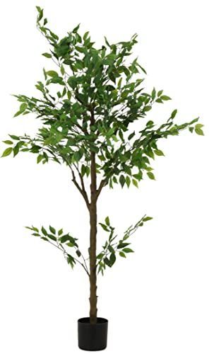 新着商品 不二貿易 Fujiboeki フェイクグリーン インテリアグリーン 人工観葉植物 幅70×奥行75×高さ160cm フィカス コンパクト収納 41123 中型