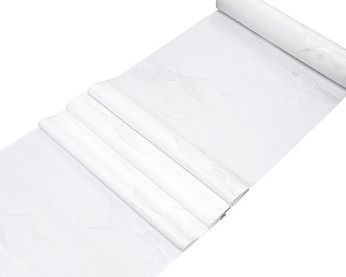 長襦袢 ポリエステル 露芝吉祥花地紋 反物 レディース 未仕立 着物 p6111