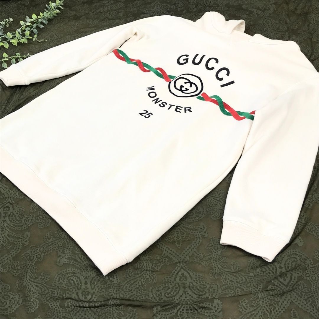 GUCCI グッチ パーカー トレーナー アイボリー サイズ表記キッズ12（レディースXS相当） インターロッキングG シェリーライン イタリア製 -  メルカリ