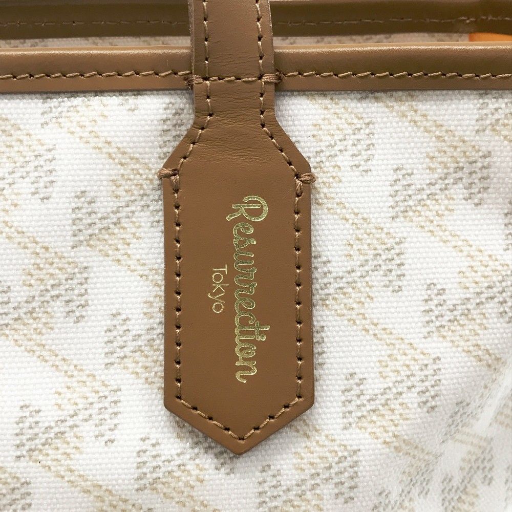 RESURRECTION レザレクション カートバッグ 総柄 ベージュ系