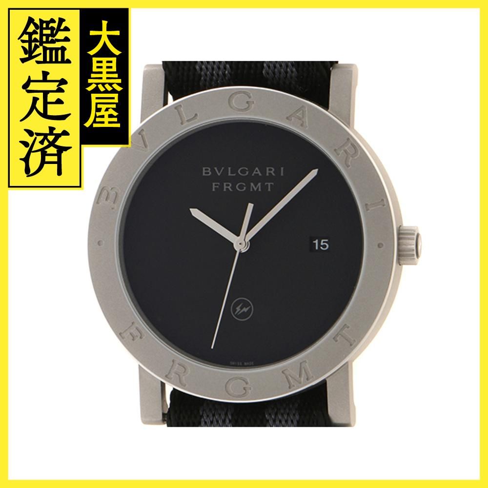BVLGARI ブルガリブルガリ 自動巻き メンズ 腕時計 SS ブラック文字盤
