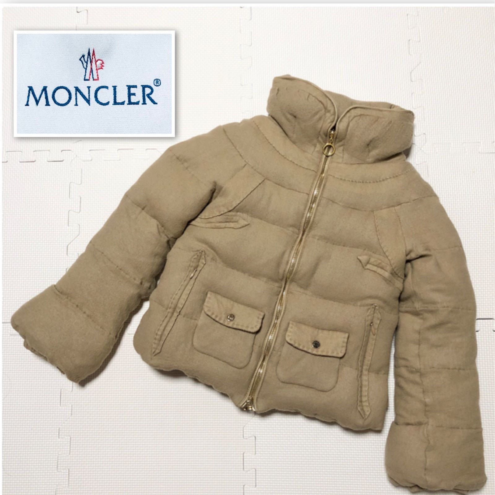 □希少□MONCLER モンクレール ダウンジャケット 表地ウール ダウン90 