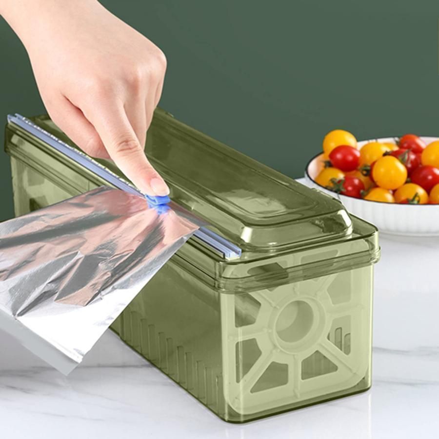 ラップカッター カッター付きプラスチックラップディスペンサー Amazon | Dsnirasy プラスチックラップディスペンサー カッター付き