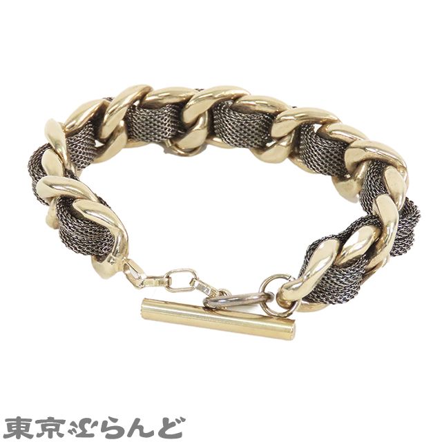 CHANEL チェーンブレスレット ゴールド シルバー