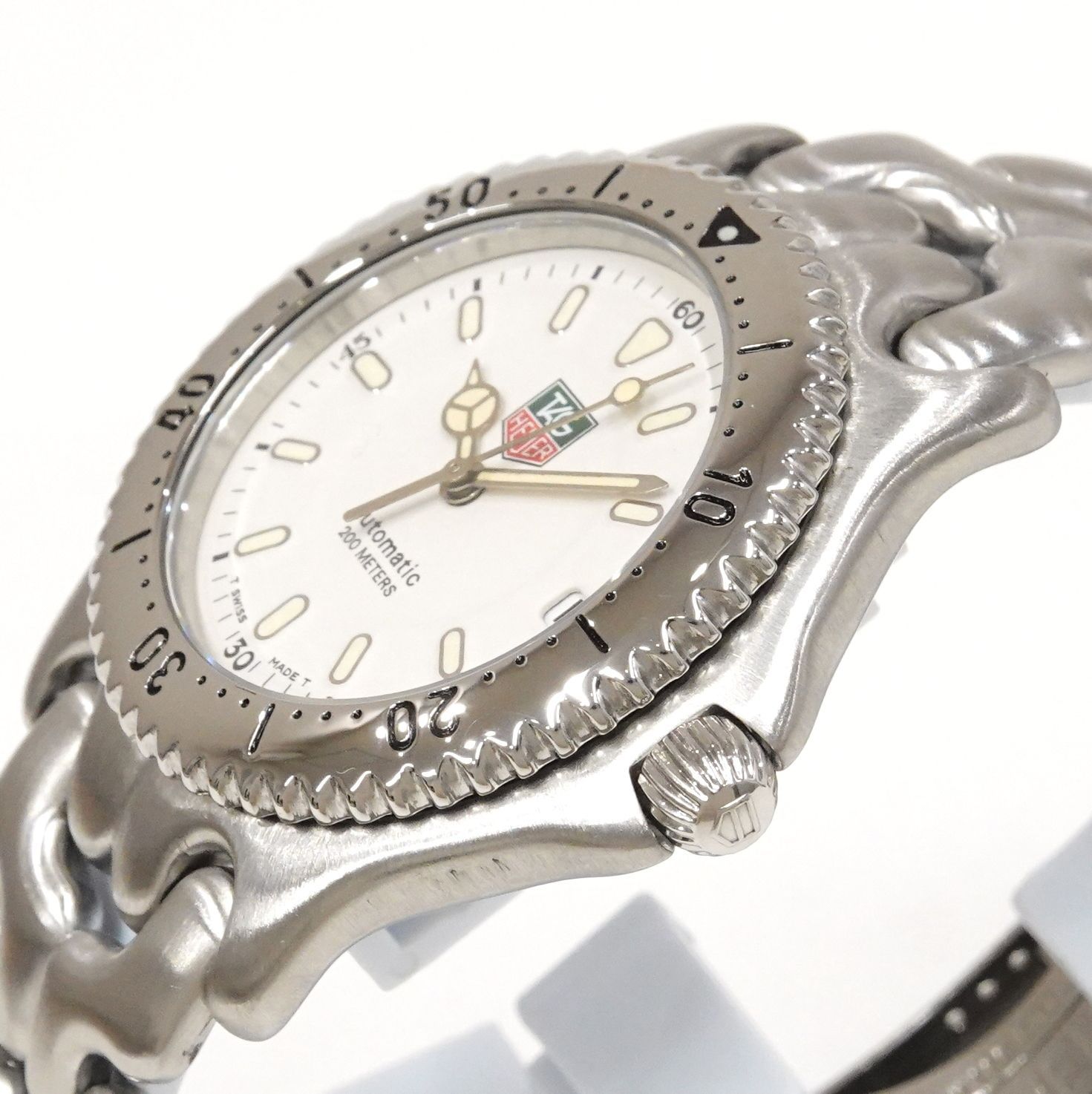 TAG HEUER タグホイヤー s/el S89.706 白文字盤 メンズ オートマ 中古 