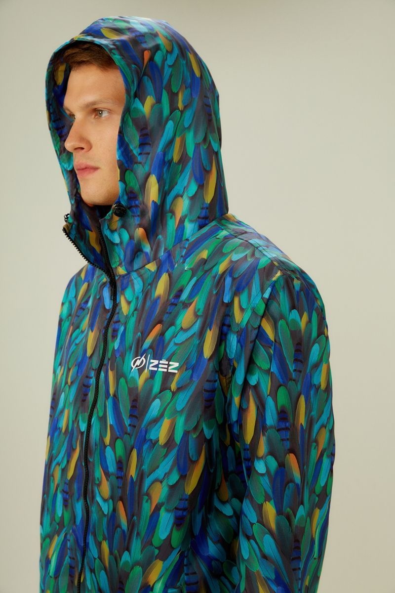 メンズファウナジップフーディー 男性 メンズ ビーチ ウェア CAMPINGPARCCENTRAL_COM