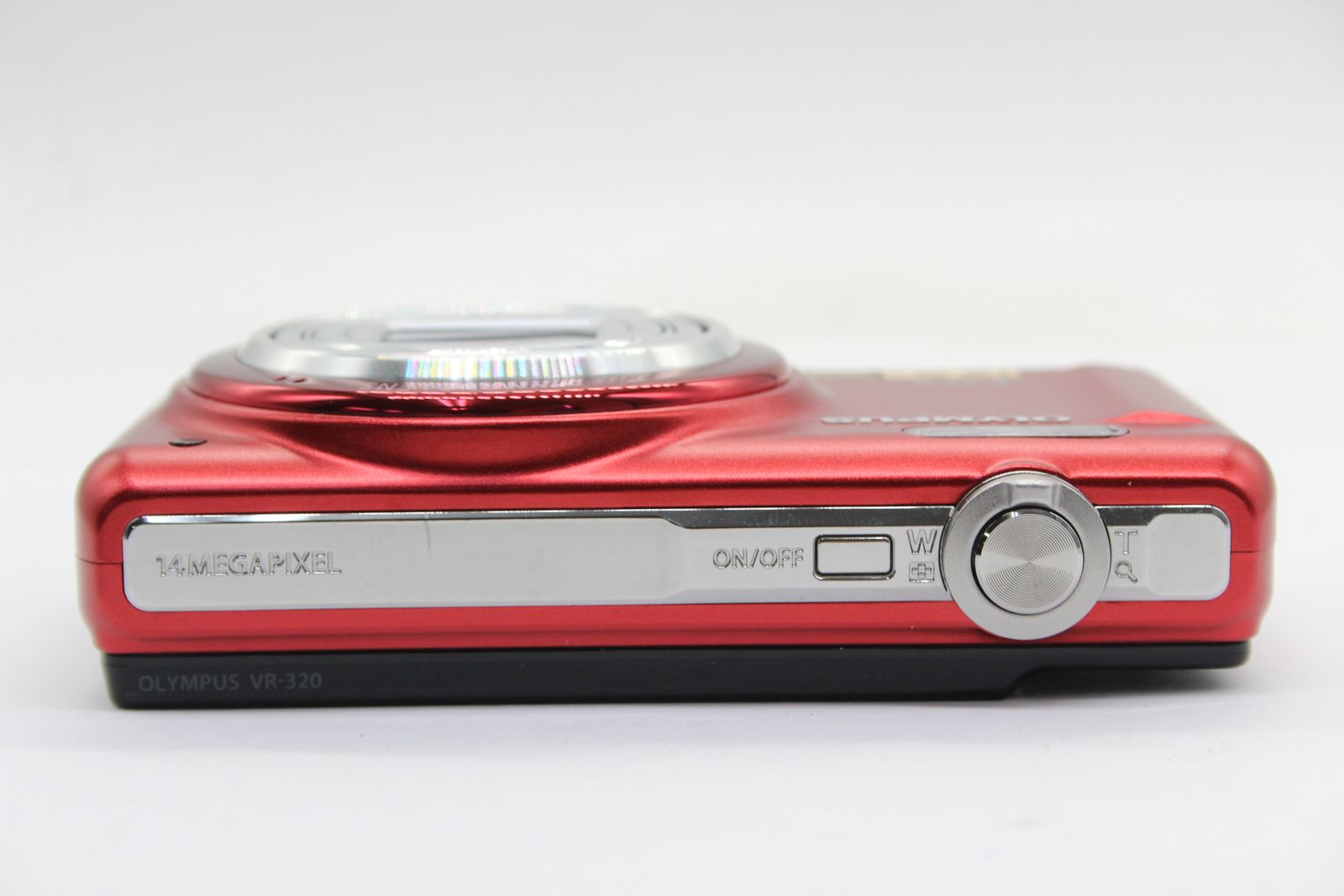 【美品 返品保証】 オリンパス Olympus VR-320 レッド 12.5x バッテリー付き コンパクトデジタルカメラ  s4873