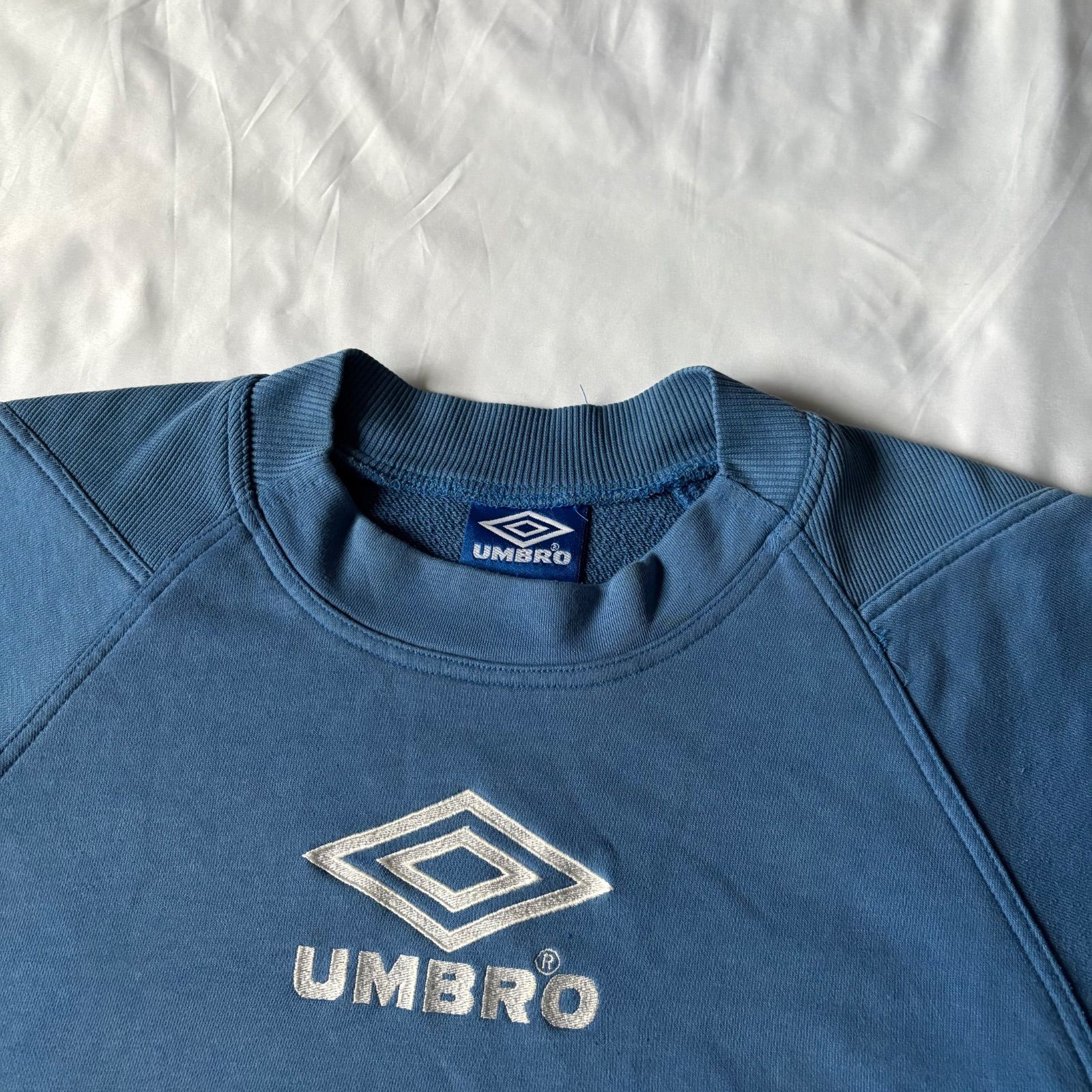 90s UMBRO “PRO TRAINING” S/S Embroidery Sweat Shirt アンブロ プロ 