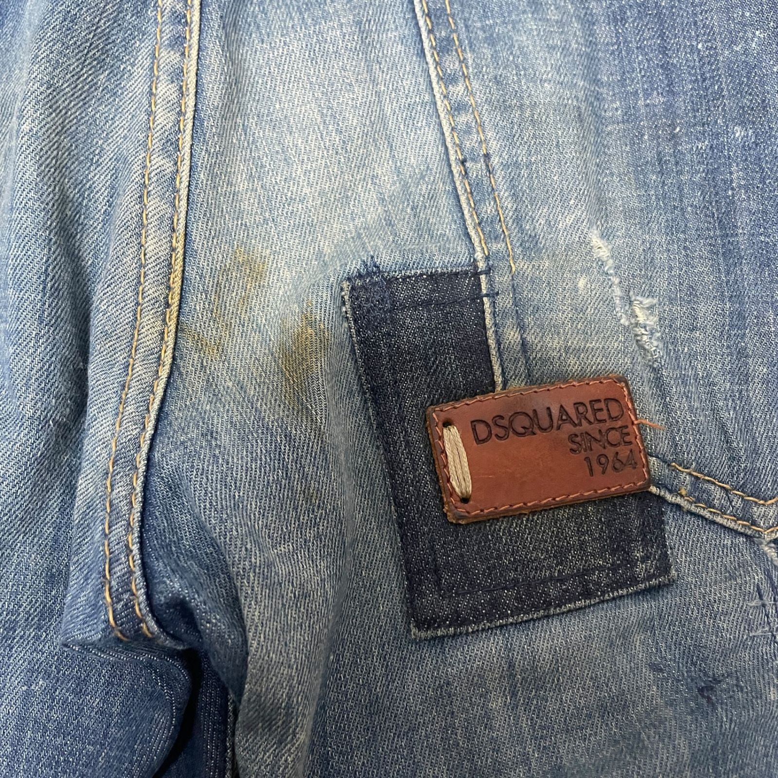 ◇中古品◇ DSQUARED2 S74LA0645-S30342 サイズ46 ダメージ リペア 