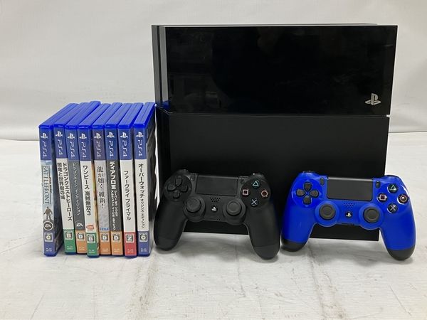 SONY PlayStation4 500GB 本体 CHU-1100A 2個同時 コントローラー 充電