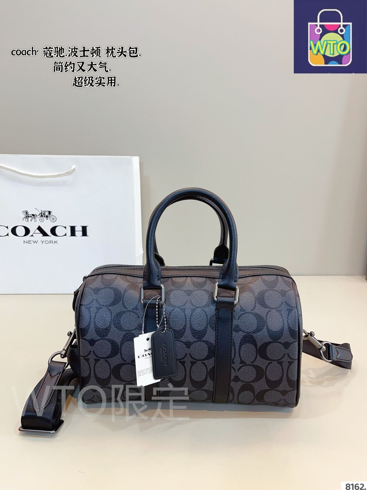COACH コーチ ボストンバッグ 迷彩柄 F93514 今日特価】Coach Boston Bag コーチ ボストン バッグ - メルカリ