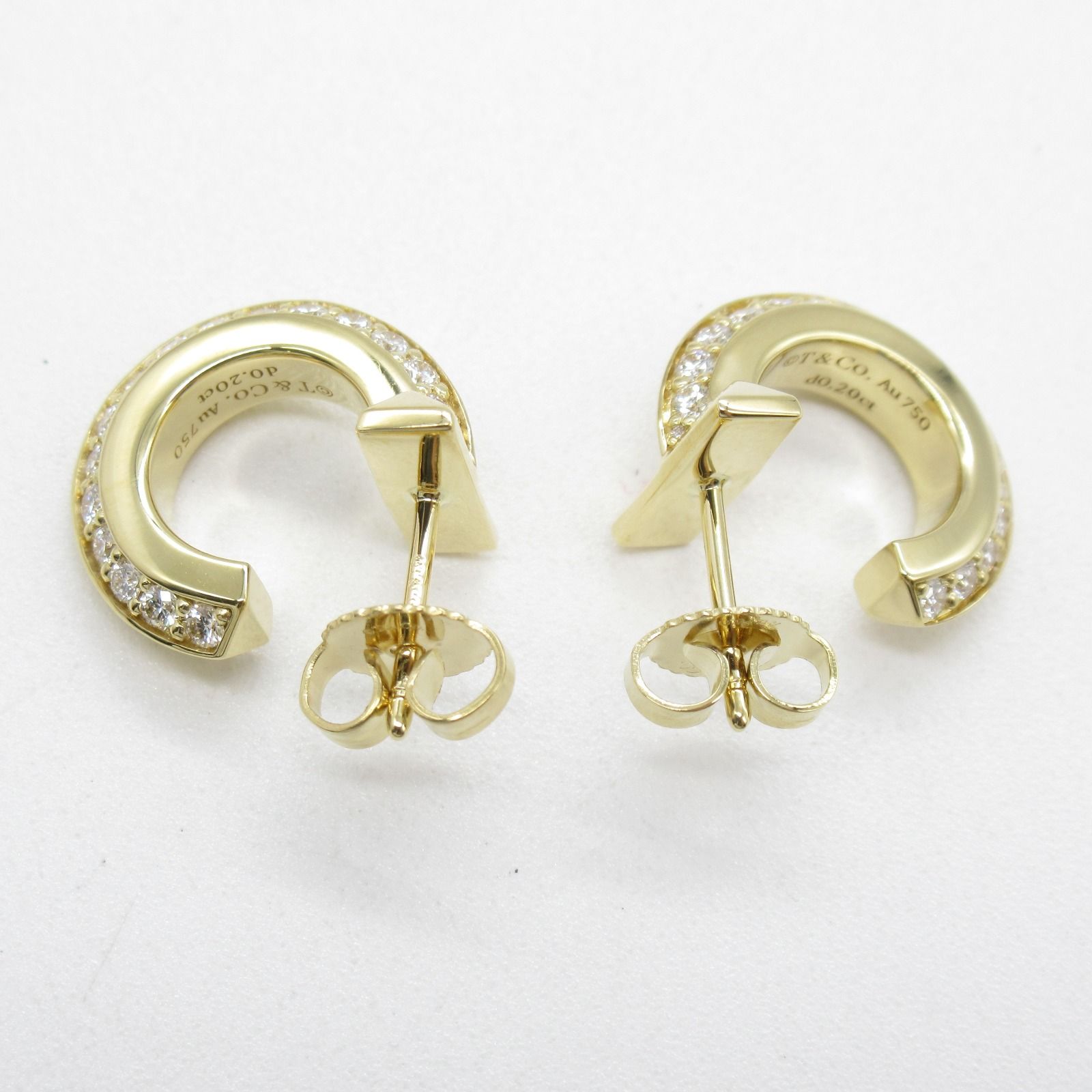 ティファニー　Tiffany フープピアス　スモール TIFFANY&Co. ティファニー ピアス TIFFANY＆Co. 1837 ナロー