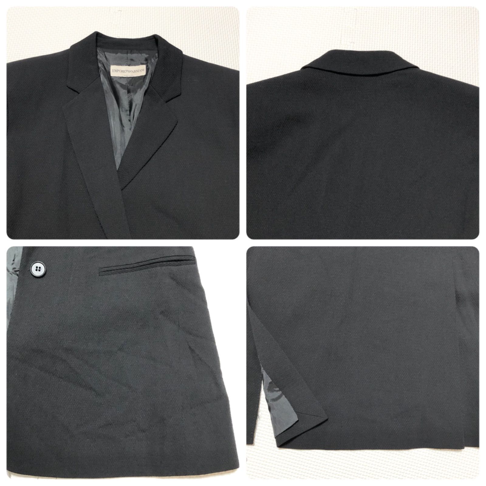 □美品□EMPORLIO ARMANI エンポリオアルマーニ テーラードジャケット 