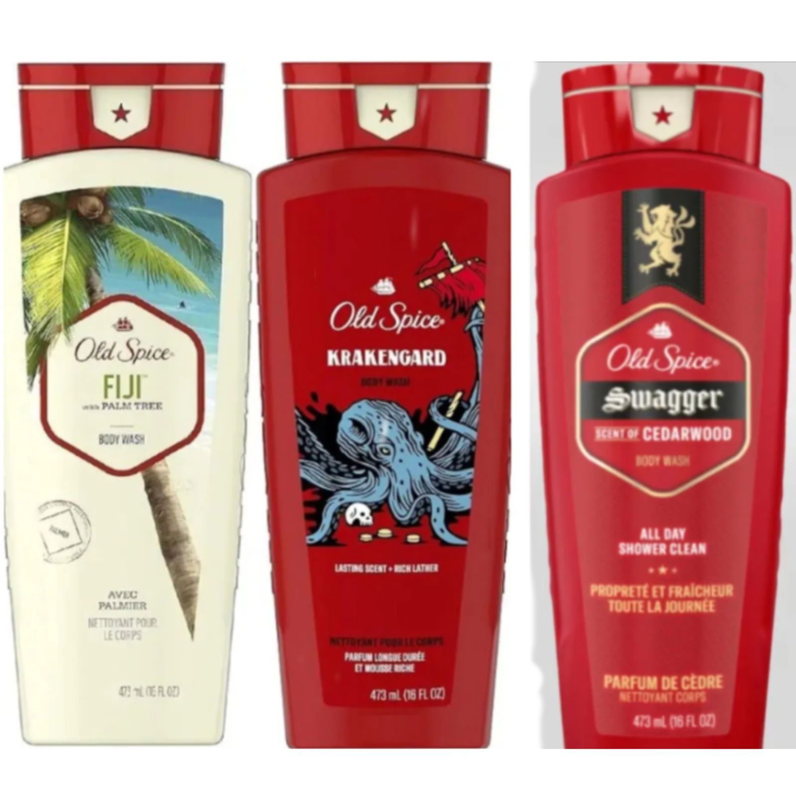 オールドスパイス　クラーケンガード　ボディソープ　デオドラントボディスプレー Old Spice オールドスパイス ボディーソープ クラーケンガード