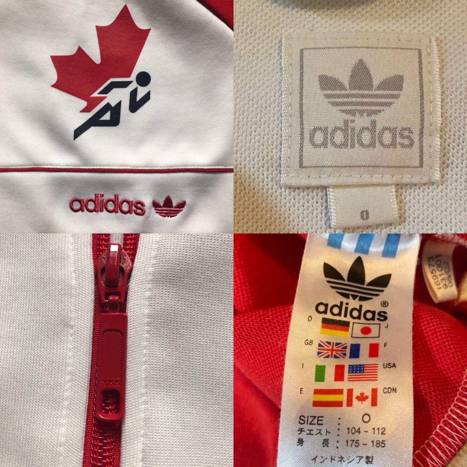 希少XL⭐️adidas トラックジャケット/ジャージ🍁CANADA MAPLE 