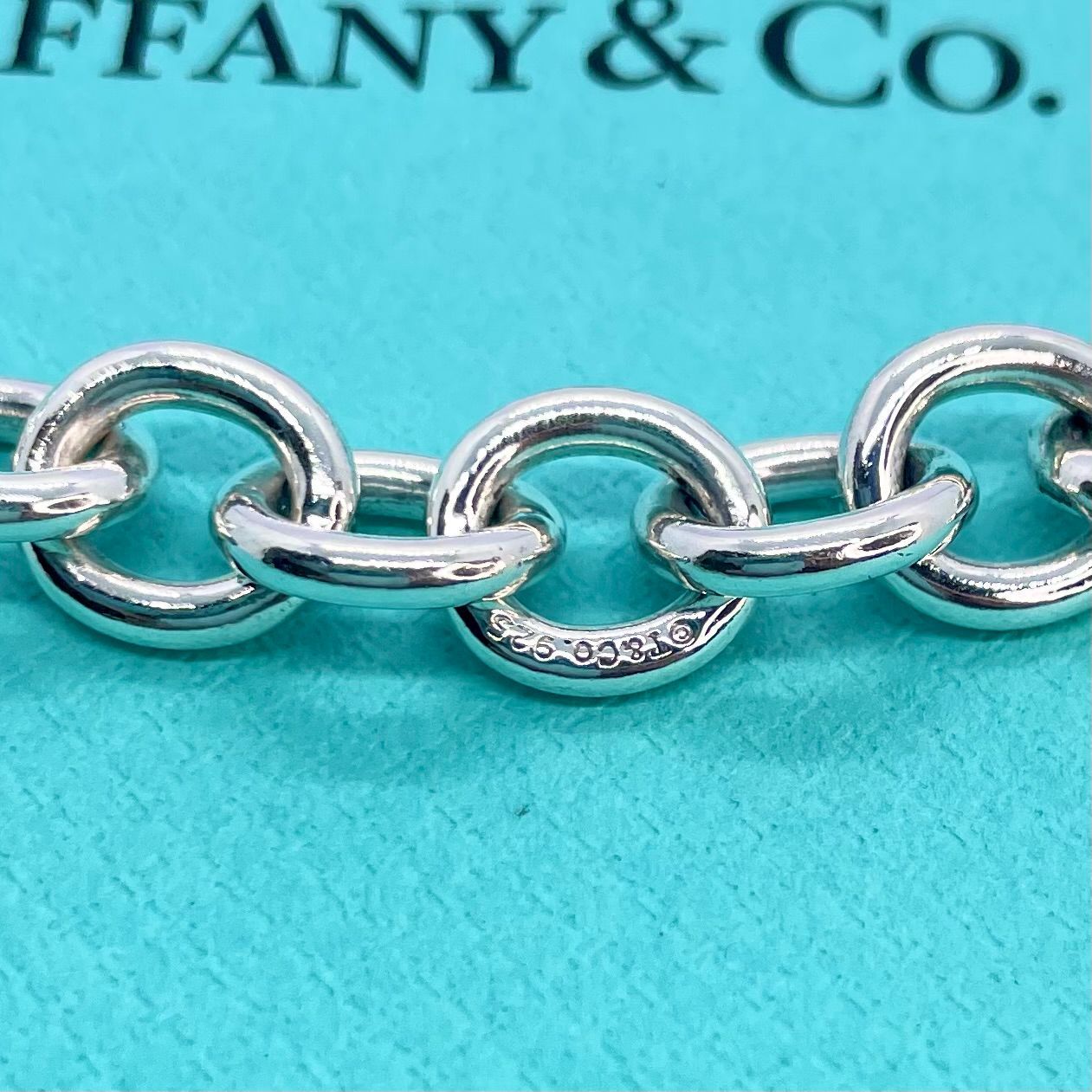 TIFFANY ラウンドリンクブレスレット 美品 - ブレスレット