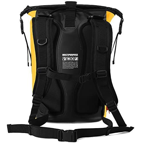 黄25L VILOCY ビロシー リュック 完全防水 25L 45L 大容量 ロールトップ バックパック リュックサック ドライバッグ アウトドア  登山 ダイビング 黄色25L - メルカリ