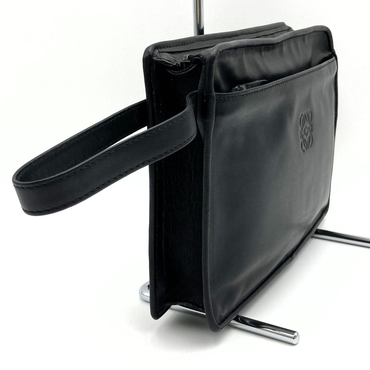 美品 LOEWE ロエベ クラッチバッグ セカンドバッグ アナグラム  