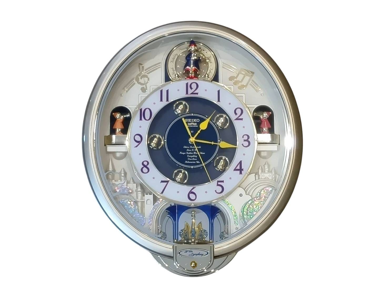 SEIKO　からくり時計　電波時計　ウェーブシンフォニー　RE551B SEIKO RE551B wave symphony からくり時計 - YouTube