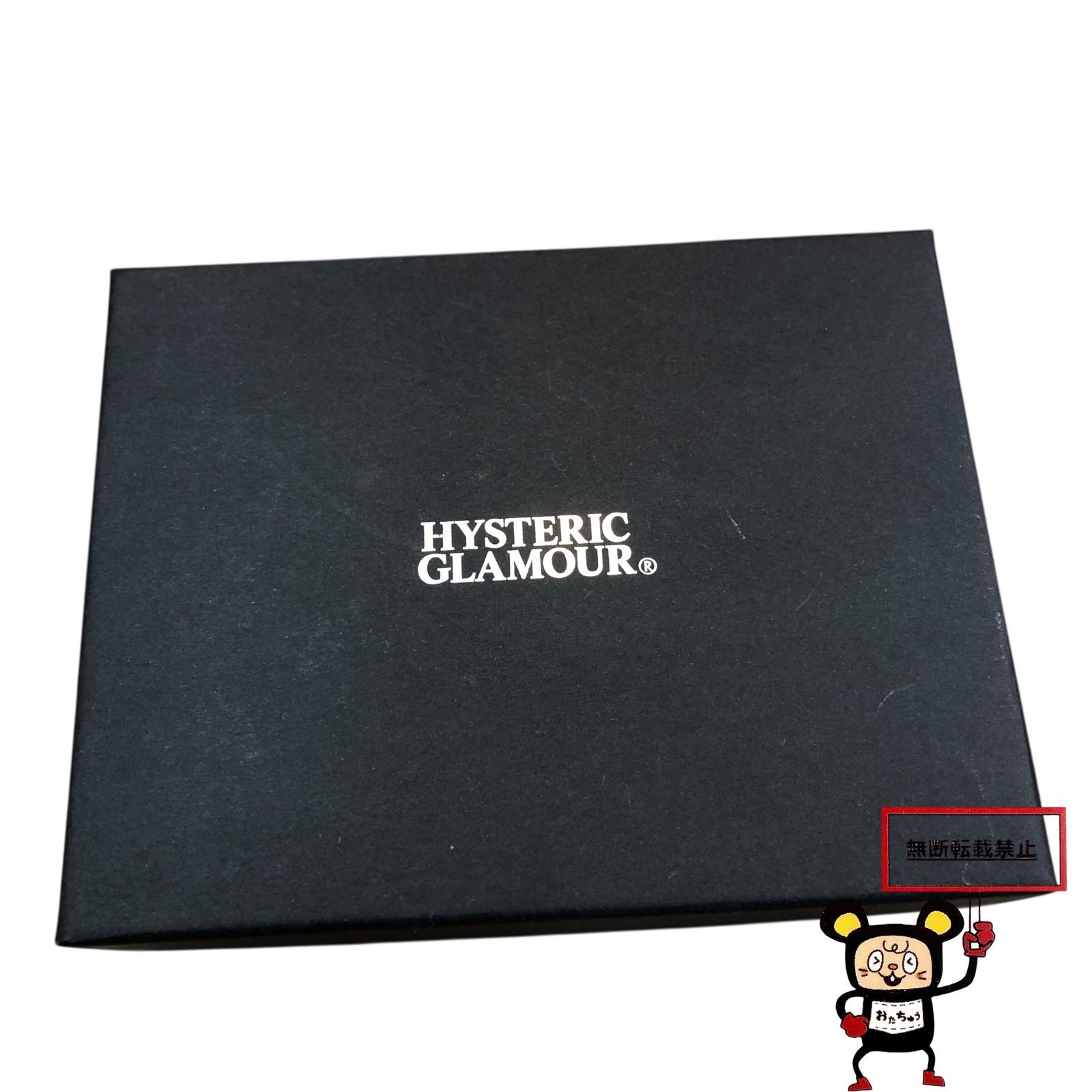 ★HYSTERIC GLAMOUR★スタッズ ラウンドジップミニウォレット HYSTERIC GLAMOUR - [購入は1人1点まで] ロゴスタッズ ラウンド