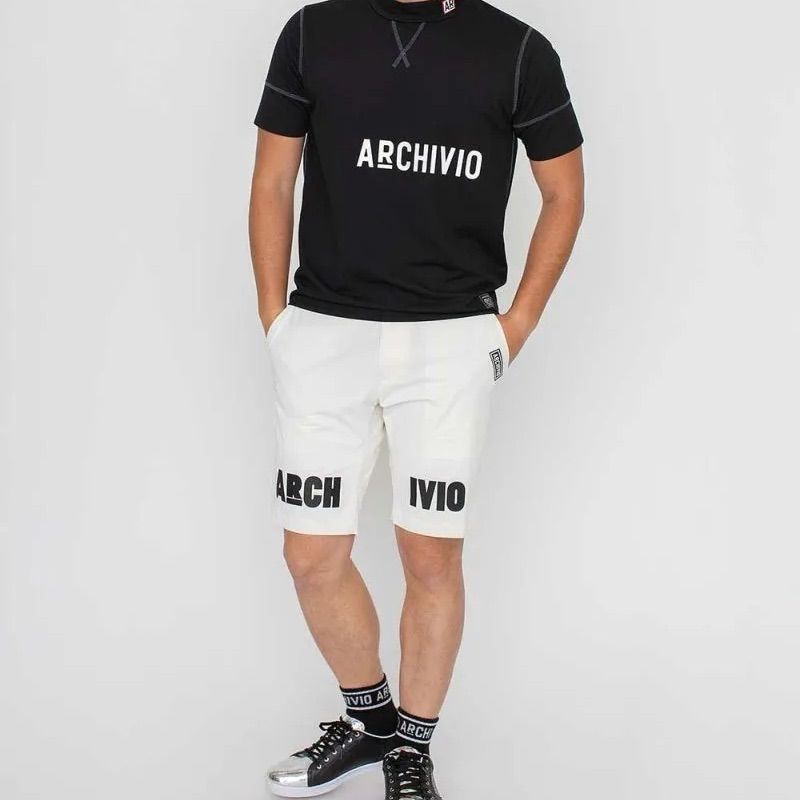 【タグつき】ARCHIVIO アルチビオ　メンズ ゴルフショート　パンツ グレー タグつき】ARCHIVIO アルチビオ メンズ ゴルフショート パンツ