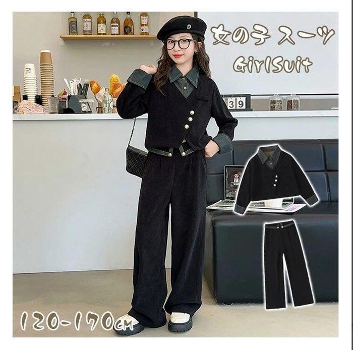 グリーンレーベルリラクジング 卒服 卒業式 女の子 スーツ