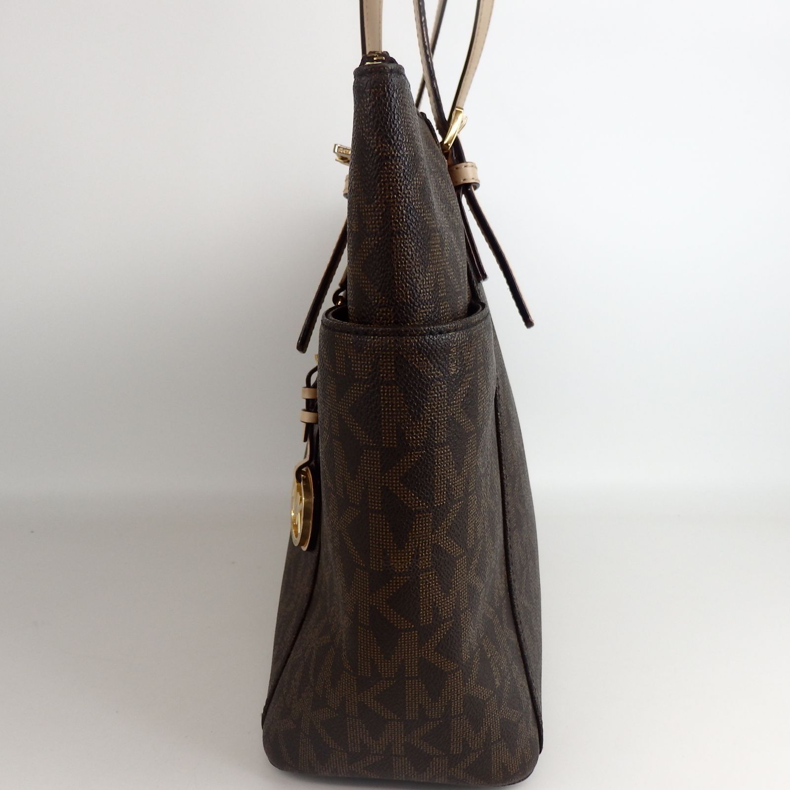 レディース 【MICHAEL KORS】マイケルコース MK柄 総柄 MKロゴ トート 