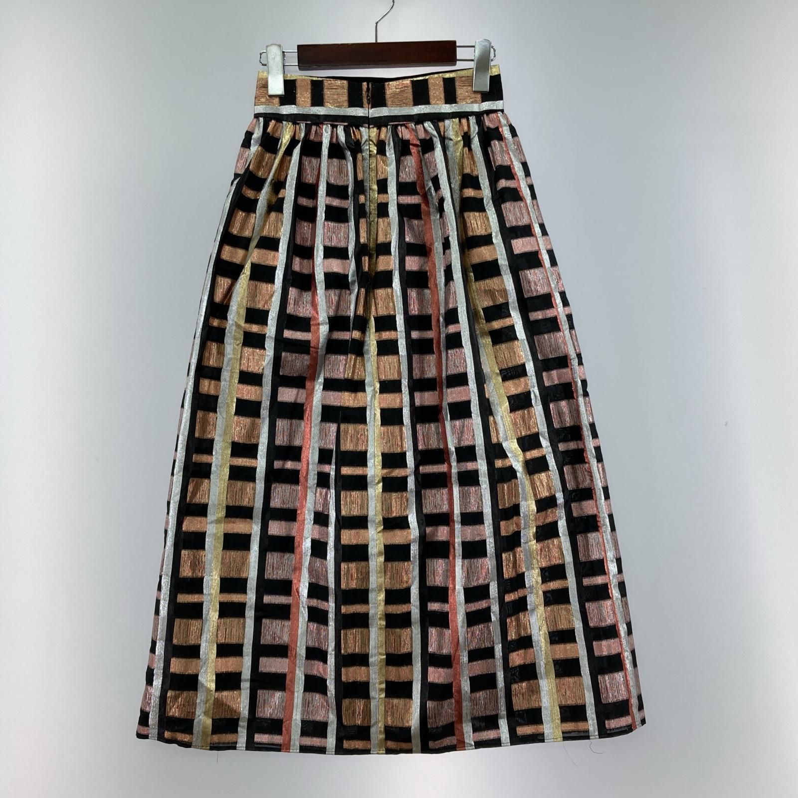 美品 Sézane セザンヌ タグ付き 総柄ロングスカート size34