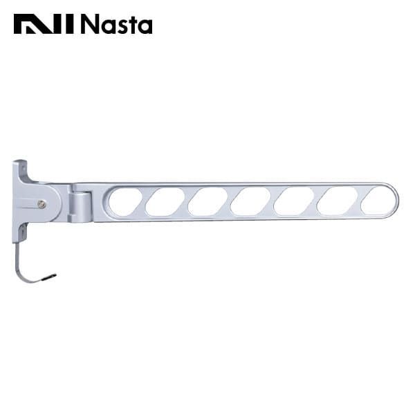 KS-DA702ABN-SV Nasta キョーワナスタ 屋外物干 折りたたみ収納タイプ L 700mm シルバー 2本入り