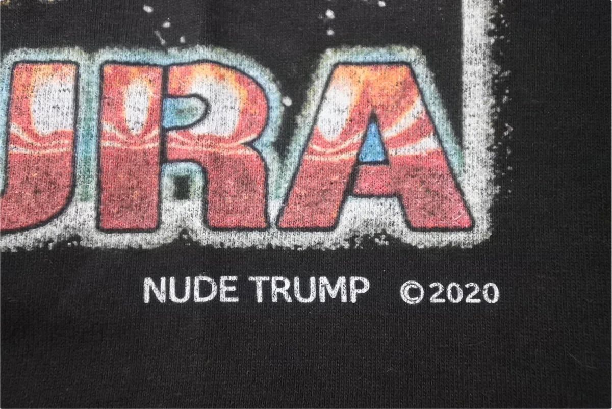 幻 奇跡の一枚 新品未使用 NUDE TRUMP ヌードトランプ 松村逸夫 引退Tシャツ XL 中古 45780 正規品