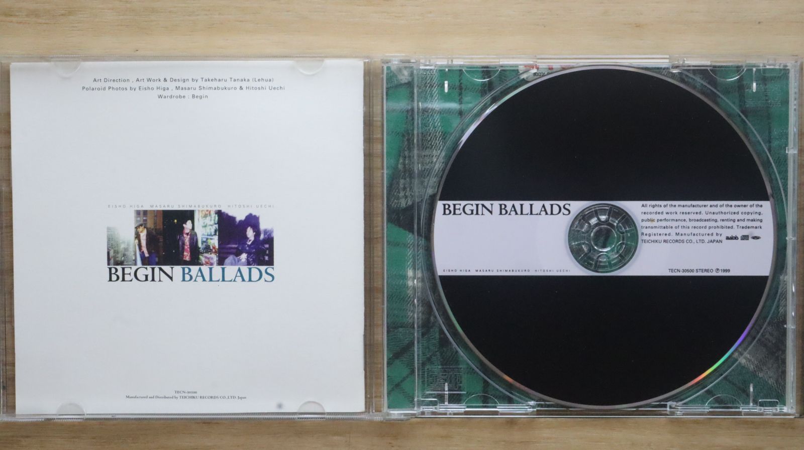 国内盤CD☆ビギン/BEGIN□ BALLADS 【TECN30500/4988004075285