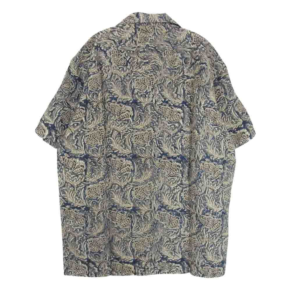 コッキ KHOKI 23SS 23ss-b-02 Kalamkari shirt 総柄 オープンカラー 