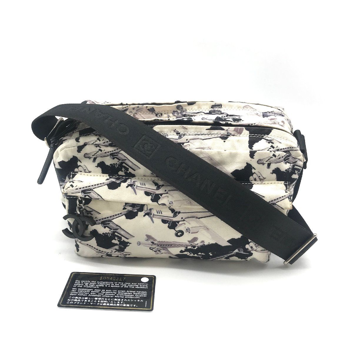 CHANEL シャネル スポーツ 飛行機 ショルダー バッグ m12596