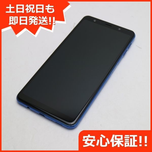 超美品 SIMフリー Galaxy A7 ブルー スマホ 本体 白ロム 土日祝発送OK ...