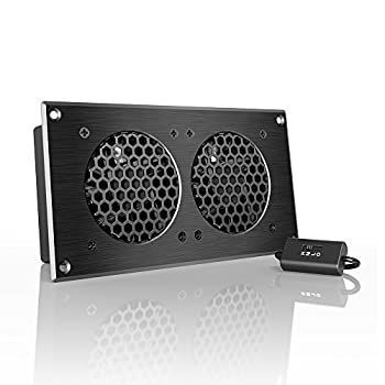 AC Infinity AIRPLATE S5 静音冷却ファンシステム 8インチ スピードコントロール付き ホームシアター AVキャビネット用