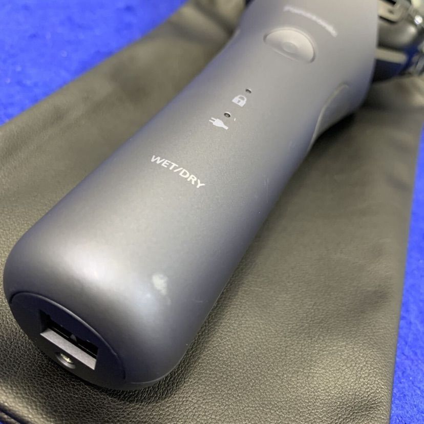 展示 保証 パナソニック ES-L380W-A ラムダッシュ メンズシェーバー3枚刃 全自動洗浄充電器付き お風呂でも剃れる 青