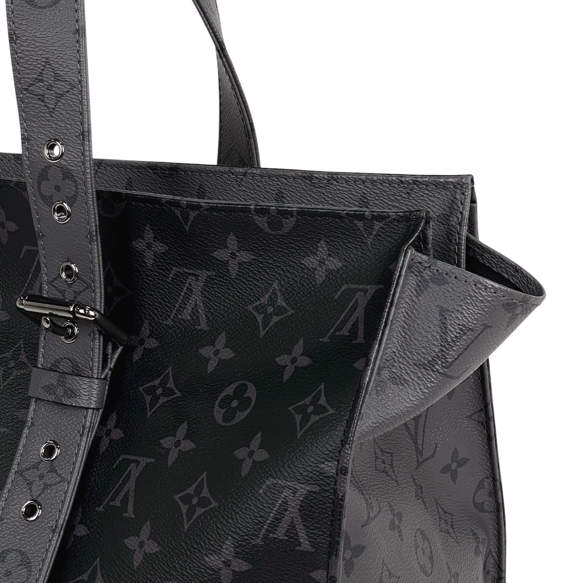 【未使用】ルイヴィトン カバジップGM モノグラムリバース モノグラムエクリプス ルイ・ヴィトン Louis Vuitton カバ ジップ GM モノグラムリバース