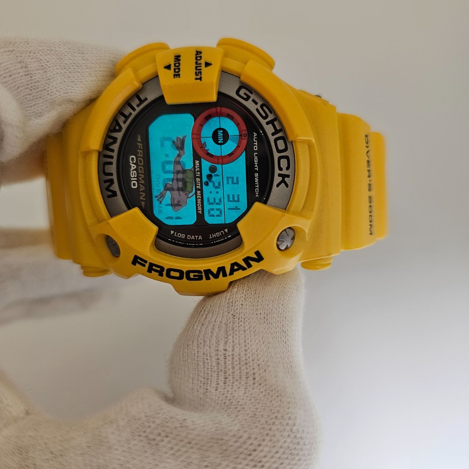 希少】G-SHOCK FROGMAN DW-9900 イエロー フロッグマン - メルカリ