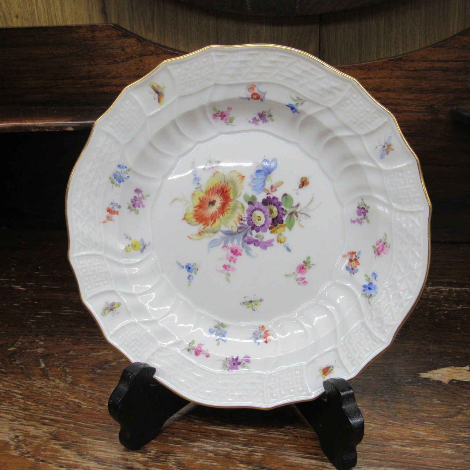 1850年-1924年 マイセン meissen アンティークマイセン ボタン剣 20cm