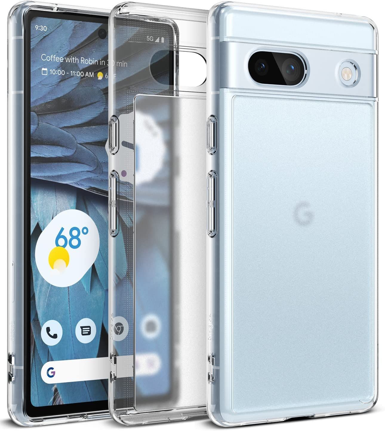 Xperia10Ⅱ用 プルメリア花柄 TPU素材スマホケース