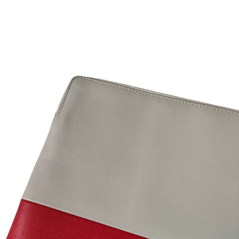 美品 CELINE セリーヌ フィービー期 バイカラーレザー クラッチ